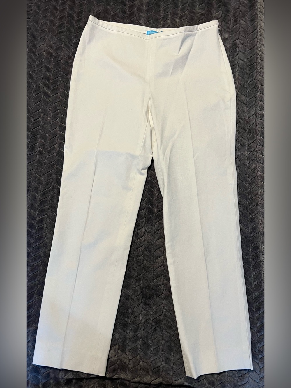 J.McLaughlin White Stretch Cropped Ankle Pants | Size 2